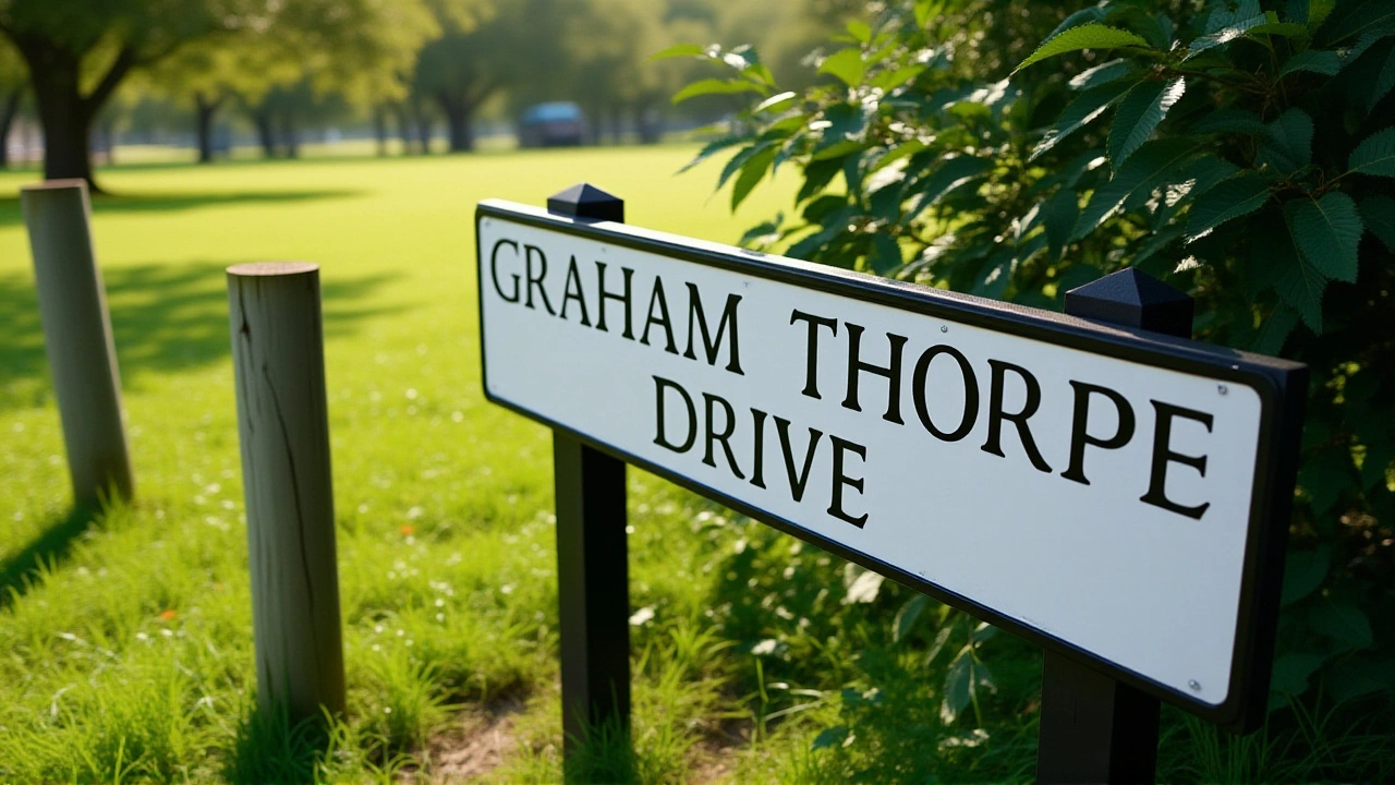 Graham Thorpe Drive named in Farnham to honor late England cricket legend
